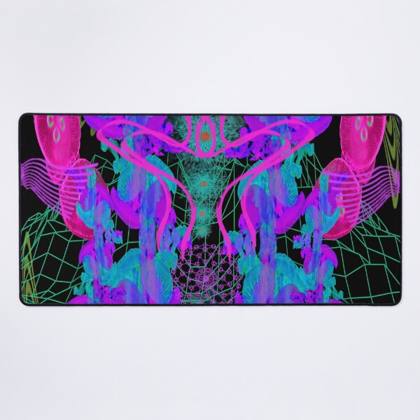 Item preview, Jellyfish Warp (Psychedelic Blacklight UV Ultraviolet) designed and sold by Discordant Dreams Art.
