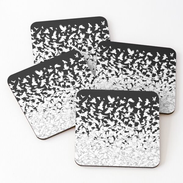Item preview, Dove Flying Birds Abstract Love Peace Hope Pattern designed and sold by GrandeDuc.