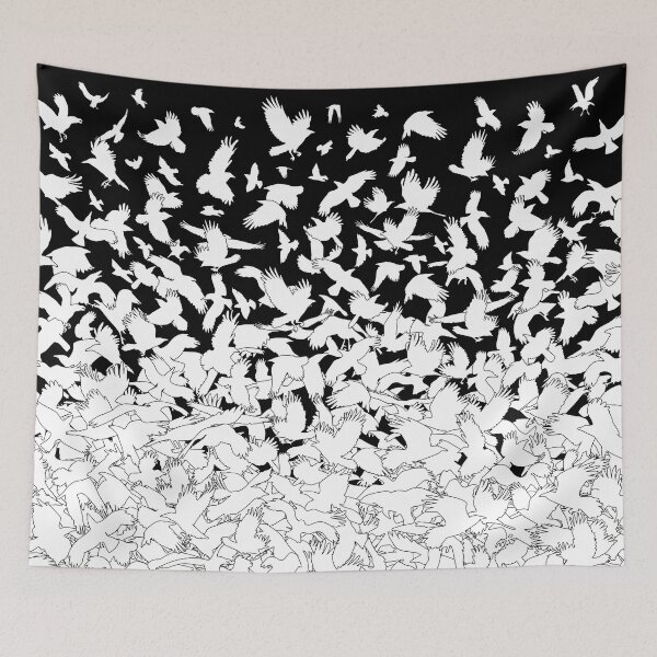 Item preview, Dove Flying Birds Abstract Love Peace Hope Pattern designed and sold by GrandeDuc.