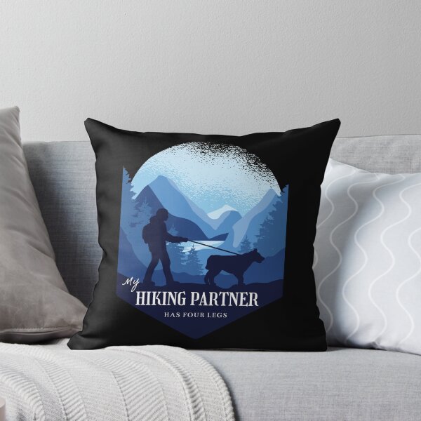 Item preview, My Hiking Partner Has Four Legs, For Dog Lover, Hiking Lover designed and sold by RoManSmArt.