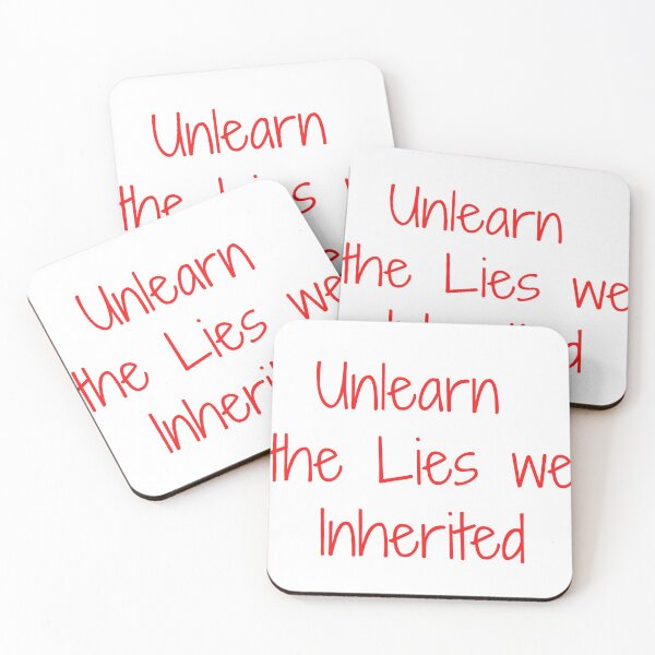 Item preview, Unlearn the Lies we Inherited - friend's gift lover's gift designed and sold by H-GRIMM.