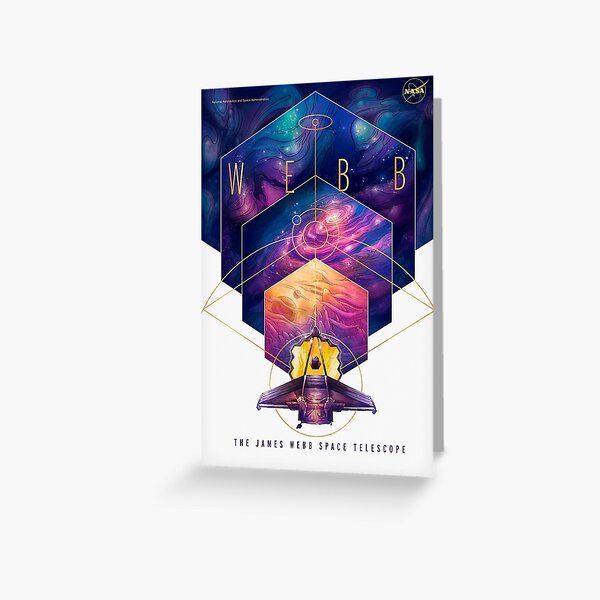 James Webb Space Telescope Artwork Greeting Card
