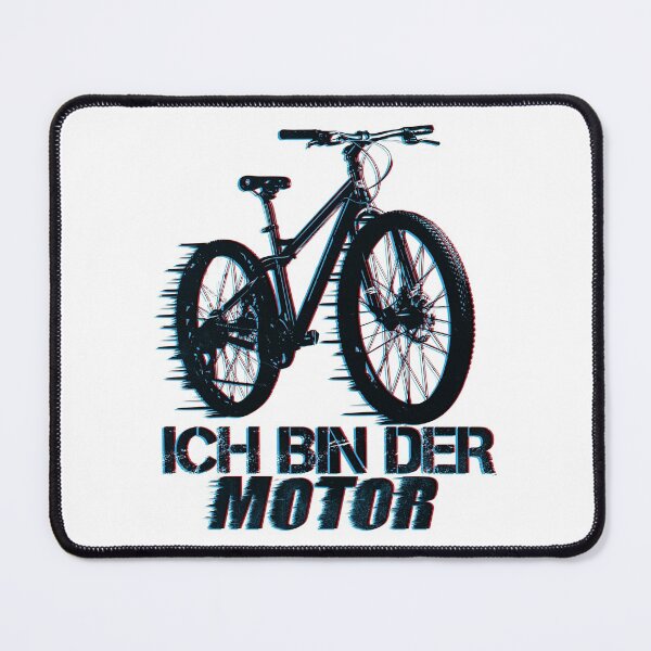 Item preview, Biker bike cycling I am the motor saying design designed and sold by brunsch-print.
