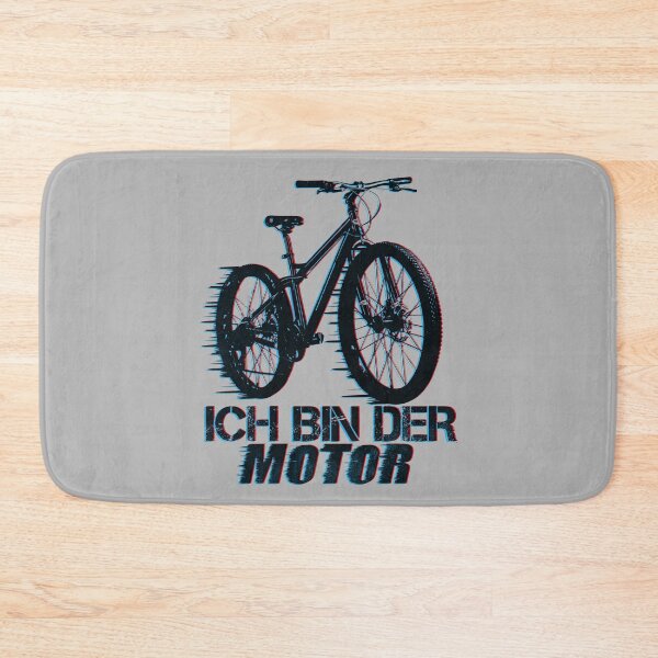 Item preview, Biker bike cycling I am the motor saying design designed and sold by brunsch-print.