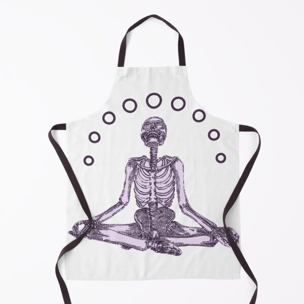 Item preview, Yoga Meditating Skeleton designed and sold by ghazalish.