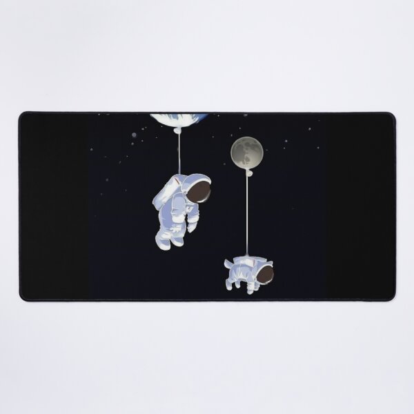 Item preview, Astronaut with dog in space planet balloon designed and sold by Nishad4.