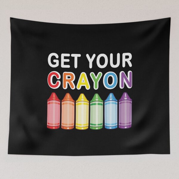 Item preview, Get Your Cray On Funny Crafting Rainbow Colors designed and sold by pablomendoza.