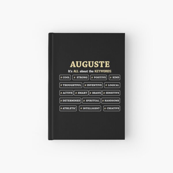 Auguste It's All About The Keywords Hardcover Journal