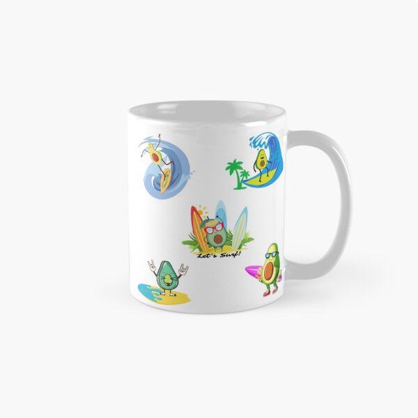 Item preview, Funny Avocado Surfing Pack designed and sold by A-priori.