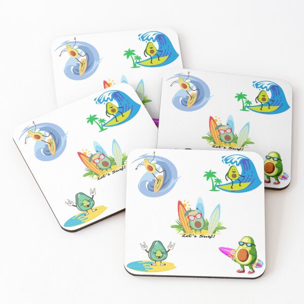 Item preview, Funny Avocado Surfing Pack designed and sold by A-priori.