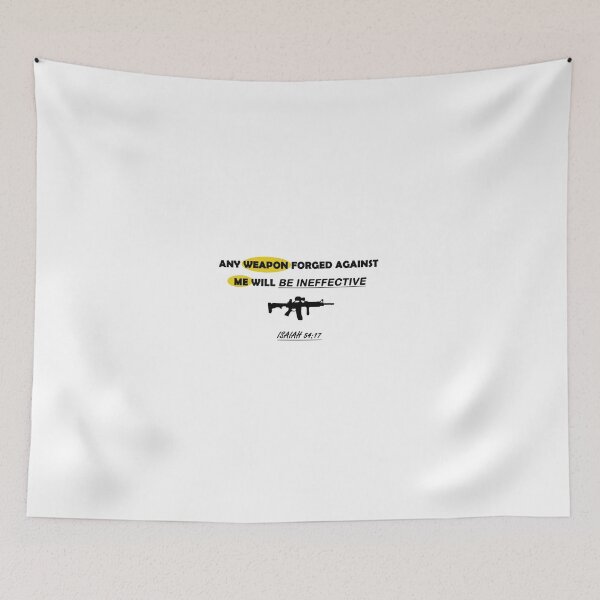 Item preview, any weapon forged against me will be ineffective designed and sold by MFB-fashion.