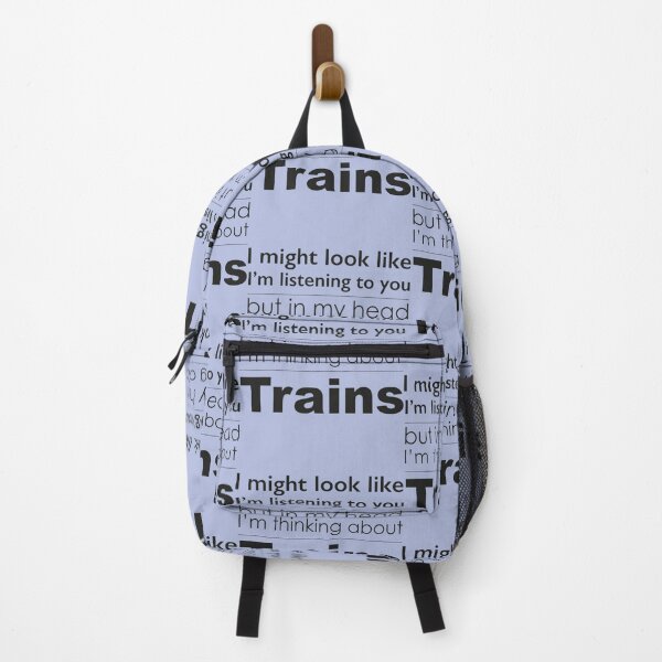 Item preview, Listening, but thinking of Trains designed and sold by UndertheMoonSVG.