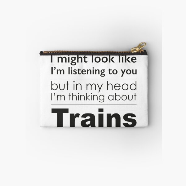 Item preview, Listening, but thinking of Trains designed and sold by UndertheMoonSVG.