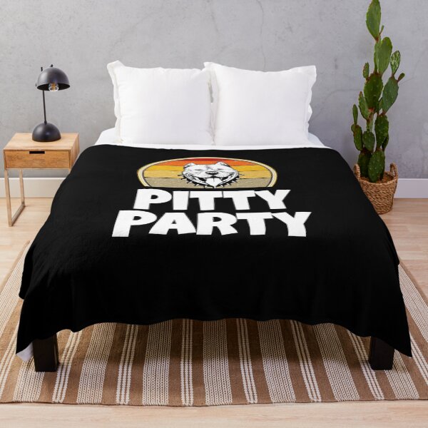 Item preview, Funny Pitty Party Retro Pitbull designed and sold by wowart4u.