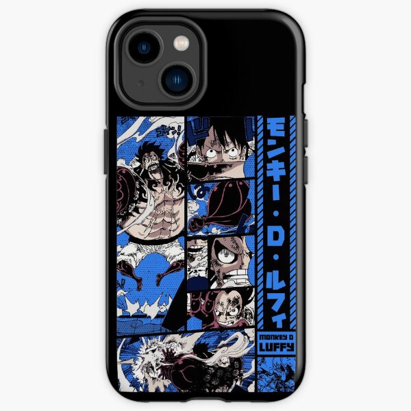 Luffy Gear Four Boundman Design == ONE PIECE = Manga Panel S04 -Blue- iPhone Robuste Hülle