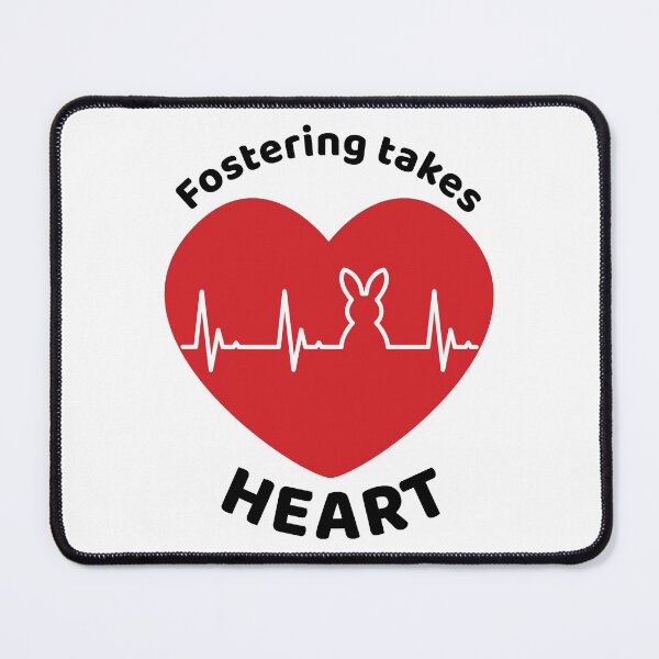 Item preview, Rabbit Foster Heart designed and sold by MSwiftDesigns.