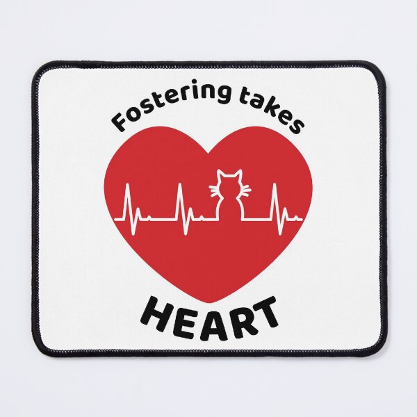 Item preview, Cat Foster Heart designed and sold by MSwiftDesigns.