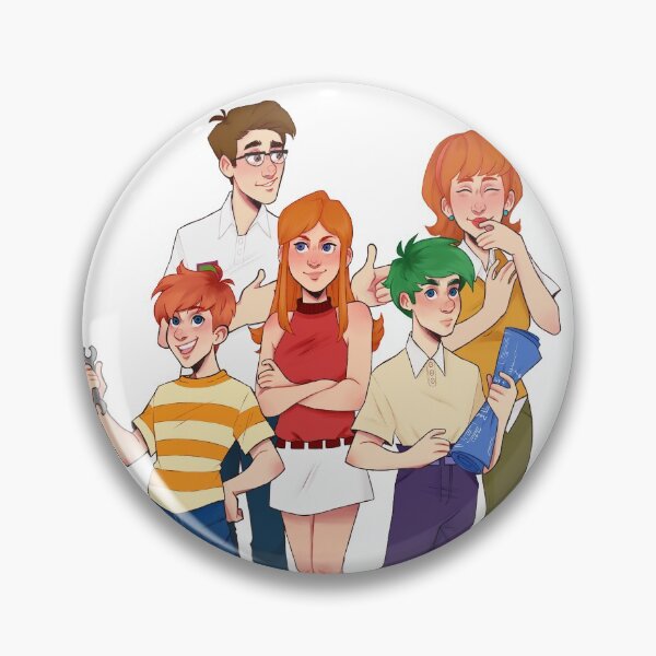 Artikelvorschau, Familie Phineas und Ferb entworfen und verkauft von Peppermintpapers Illustrations.
