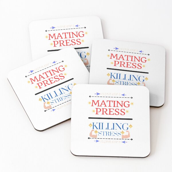 Item preview, Mating Press Killing Stress designed and sold by changemylife.