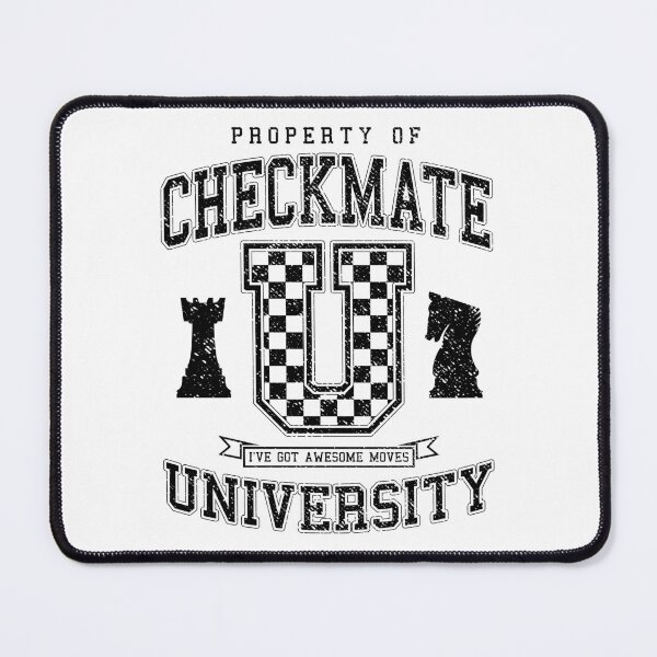 Checkmate University Vintage College Varsity Chess Player Poster for Sale  by GrandeDuc