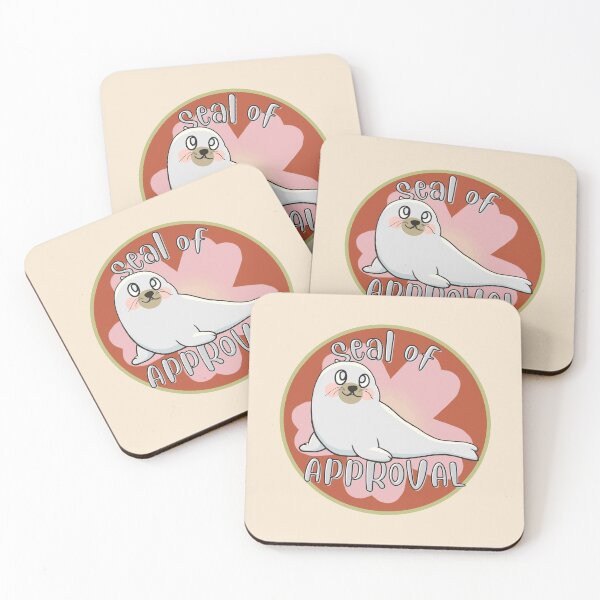 Item preview, Seal Of Approval Flower-  Cute and Funny Animal Pun designed and sold by ViewerEqualsPhoton.