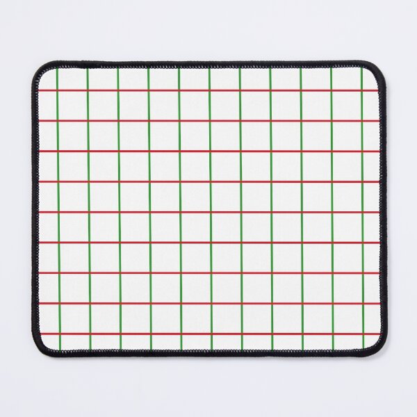 Item preview, Christmas Windowpane Check Grid (red/green/white) designed and sold by Design Minds Boutique.