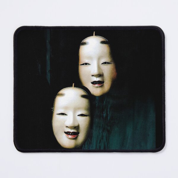 Item preview, Noh Mask Oni Kabuki Kitsune No Face Japanese Antique Geisha Halloween designed and sold by Seruni Artworks.