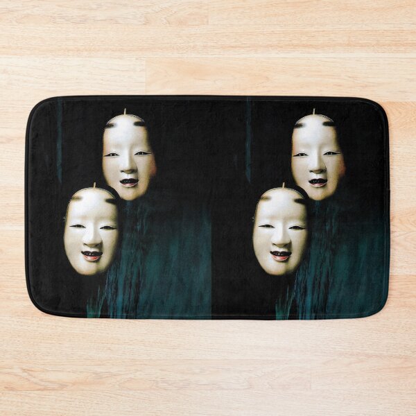 Item preview, Noh Mask Oni Kabuki Kitsune No Face Japanese Antique Geisha Halloween  designed and sold by Seruni Artworks.