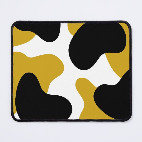 Item preview, Blobs (Black, White, Mustard Yellow) designed and sold by Design Minds Boutique.