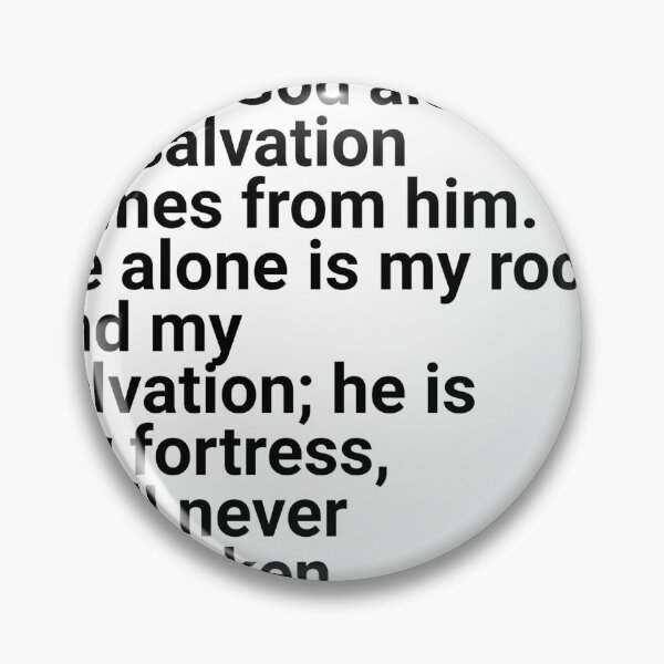 Item preview, Psal 62:1-2 My soul find res in God alone. designed and sold by artisan2.