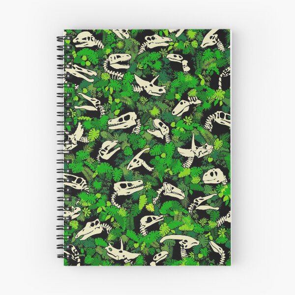 Item preview, Paleontology Dinosaur Lover Fossil Dino Skull Jungle Pattern designed and sold by GrandeDuc.