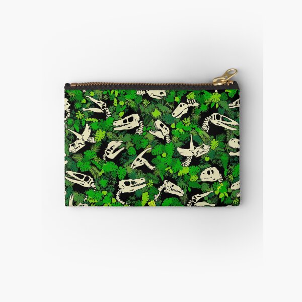 Item preview, Paleontology Dinosaur Lover Fossil Dino Skull Jungle Pattern designed and sold by GrandeDuc.