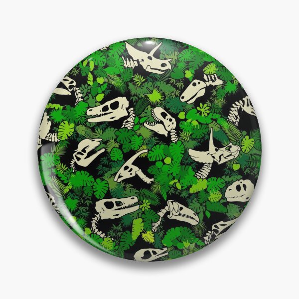 Item preview, Paleontology Dinosaur Lover Fossil Dino Skull Jungle Pattern designed and sold by GrandeDuc.