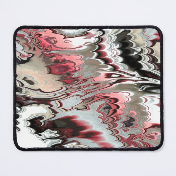 Item preview, Liquid Ink Spill in Red & Smoky Greys designed and sold by ReesDesigns.