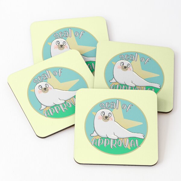 Item preview, Seal Of Approval Star-  Cute and Funny Animal Pun designed and sold by ViewerEqualsPhoton.