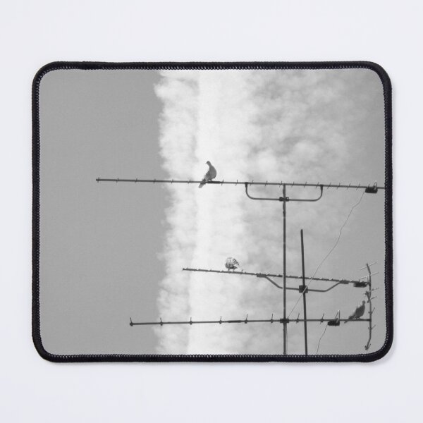 Item preview, What's on TV? Antenna cloud and pigeons designed and sold by Anna Lemos.