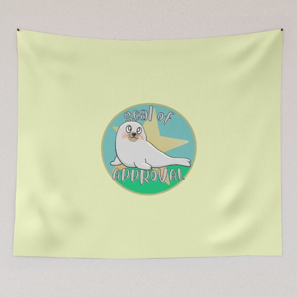 Item preview, Seal Of Approval Star-  Cute and Funny Animal Pun designed and sold by ViewerEqualsPhoton.