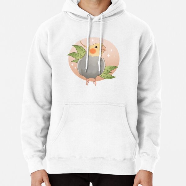 Smiling Cockatiel Pullover Hoodie