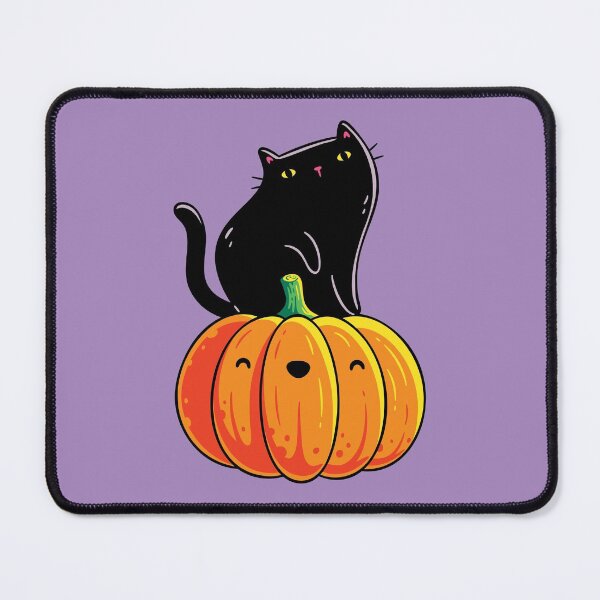 Item preview, Black Kitten on a Pumpkin designed and sold by LydiaLyd.