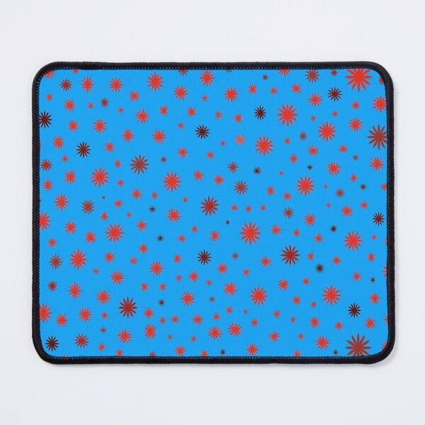 Item preview, Starburst Pattern in Reds & Light Blue designed and sold by Rockett Graphics.