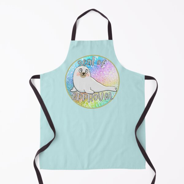 Item preview, Seal Of Approval Rainbow Glitter-  Cute and Funny Animal Pun designed and sold by ViewerEqualsPhoton.