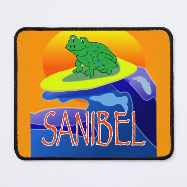 Item preview, Frog DUDE Surfing on SANIBEL designed and sold by EdwardMonet.