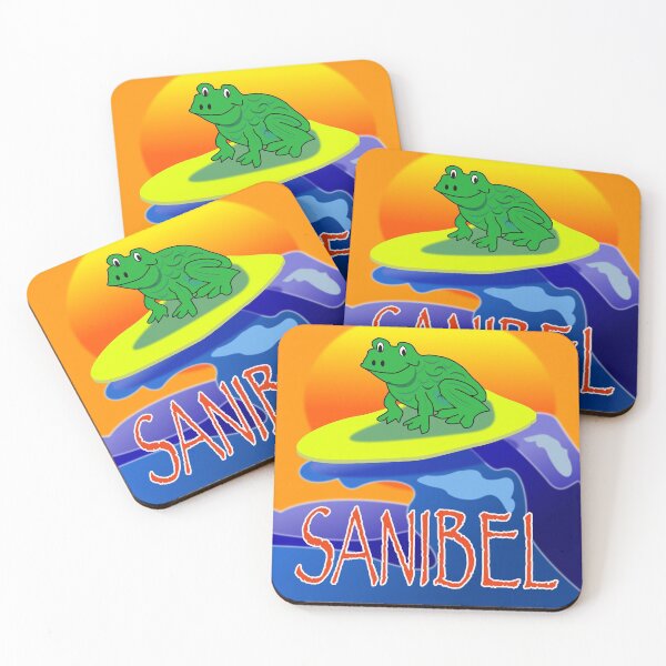 Item preview, Frog DUDE Surfing on SANIBEL designed and sold by EdwardMonet.