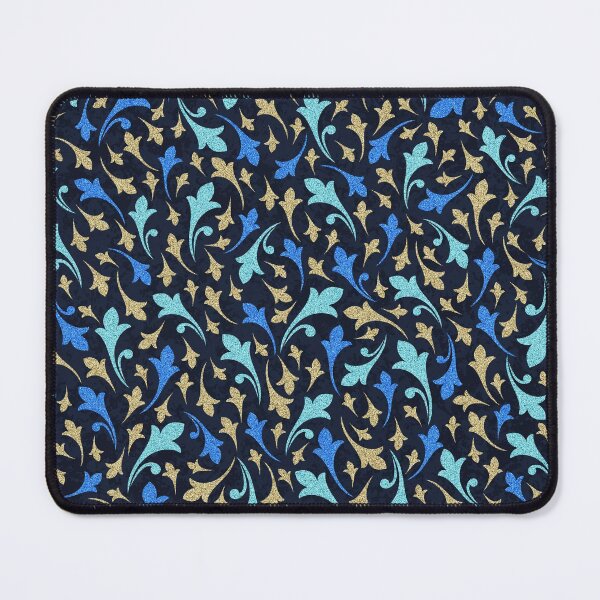 Item preview, Moroccan Pattern in Shimmer Gold & Blues designed and sold by ReesDesigns.