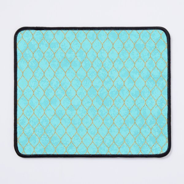 Item preview, Moroccan Quatrefoil in Aqua designed and sold by ReesDesigns.