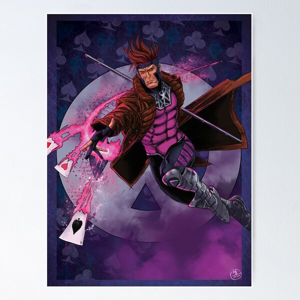 Gambit Fan Art Poster DIGITAL DOWNLOAD Instant Print 