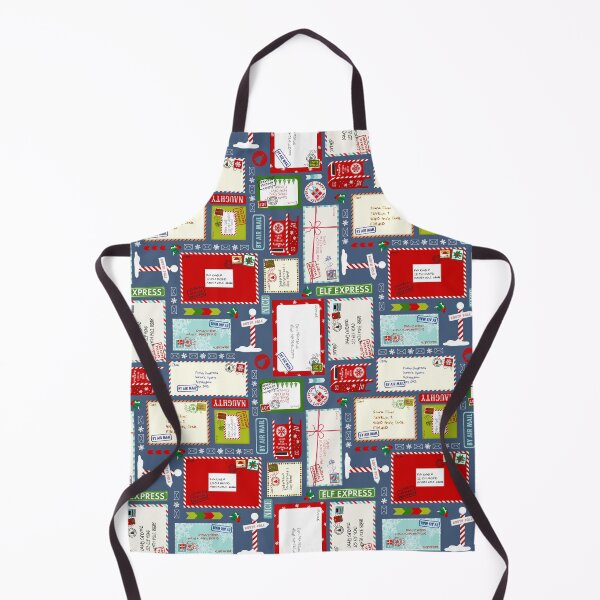 Item preview, Kids Letters to Santa ~ Christmas Pattern ~ Blue designed and sold by WickedRefined - Nicole Demereckis.