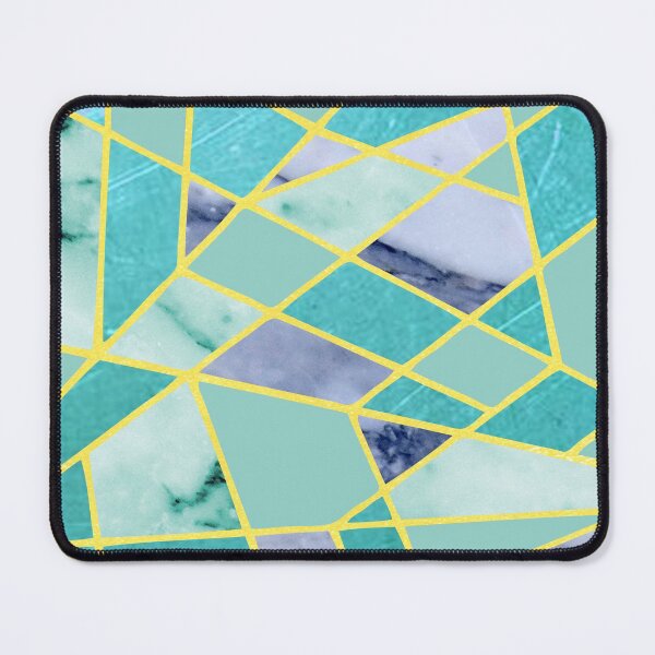 Item preview, Abstract #439 Green, Gold & Blue designed and sold by Rockett Graphics.