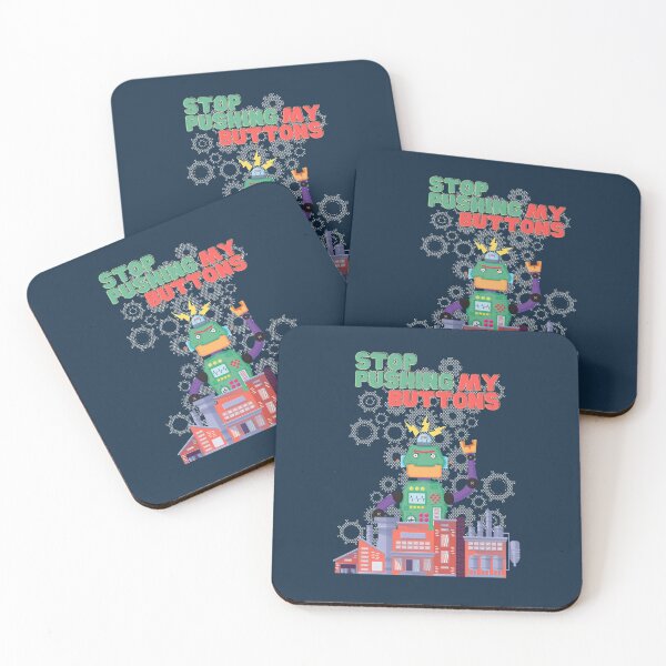 Item preview, Stop pushing my buttons designed and sold by Give Me that Pencil.