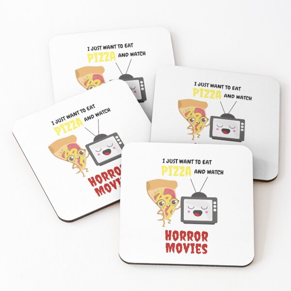 Item preview, I Just Want To Eat Pizza And Watch Horror Movies designed and sold by bsrishika.